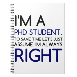 CARNET JE SUIS ÉTUDIANT EN PHD
