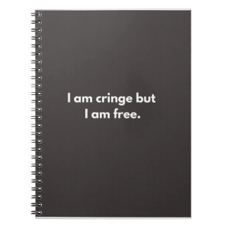 Carnet Je suis frénétique mais je suis libre - des cadeau