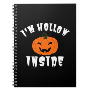 Carnet Je suis Hollow Inside Pumkin Jack-o'-lantern