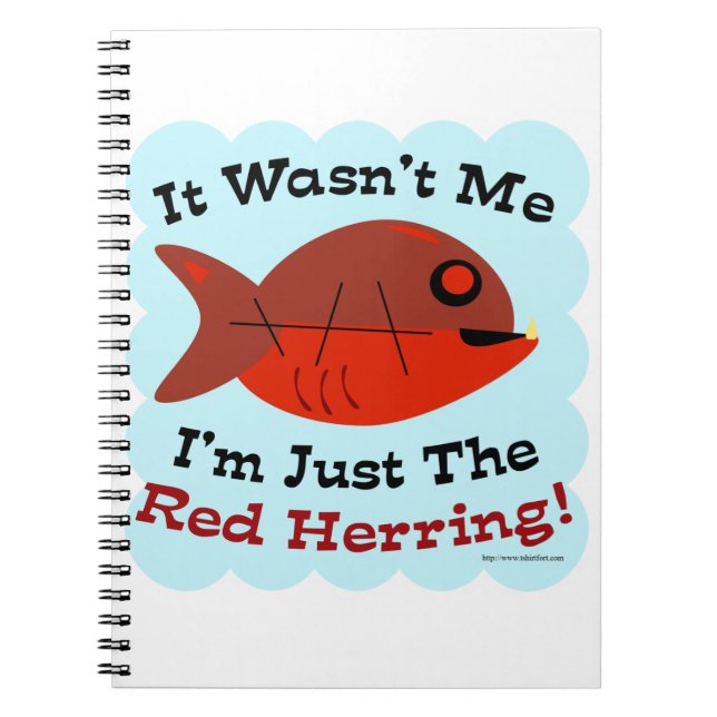 Carnet Je suis le Red Herring (Devant)