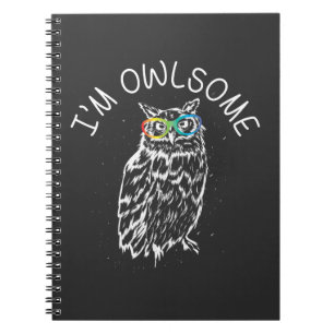 Carnet Je suis Owlsome Lunettes de soleil Awesome Owl Lov