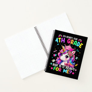 Carnet Je suis prêt pour la licorne de 4e année, premier 