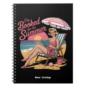Carnet Je suis réservé pour le Summer Beach Book Funny Gi