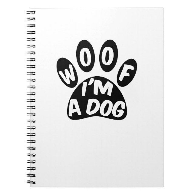 Carnet Je suis un chien (Devant)