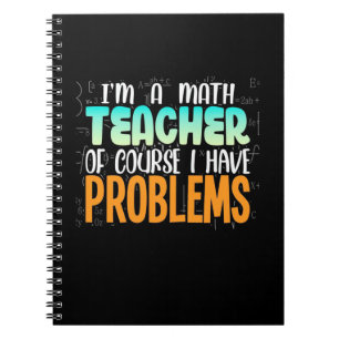 Carnet Je Suis Un Enseignant En Mathématiques