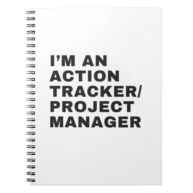 CARNET JE SUIS UN GESTIONNAIRE DE PROJET/SUIVI D'ACTION (Devant)