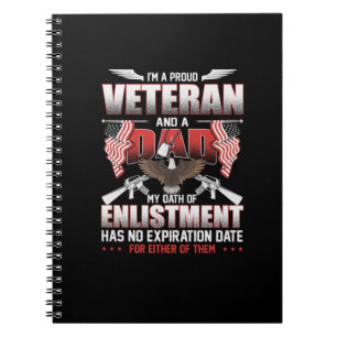 Carnet Je suis un vétéran fier et un papa Armée patriot