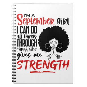 Carnet Je Suis Une Fille De Septembre Qui Priait Une Femm