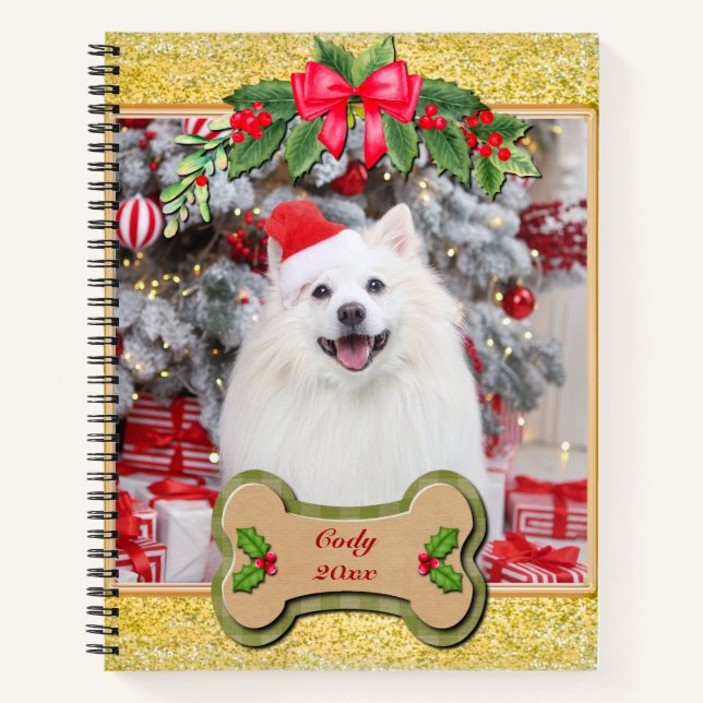 Carnet Je T'Ai Fait Un Joyeux Cadeau De Noël Personnalisé (Devant)