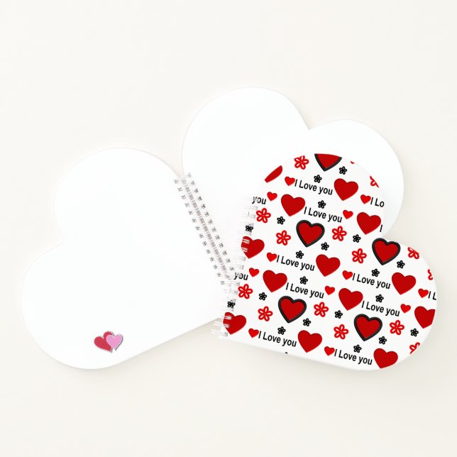 Carnet Je t'aime...plus que n'importe quel mot ne peut le (Intérieur)