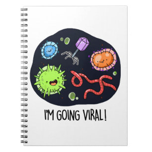 Carnet Je vais devenir viral Pun drôle de virus 