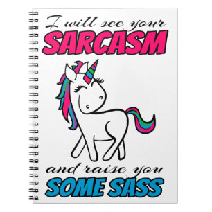 Carnet Je Vais Ton Sarcasme Et Je Te Lèverai Un Sass