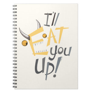 Carnet Je vais vous manger Graphique