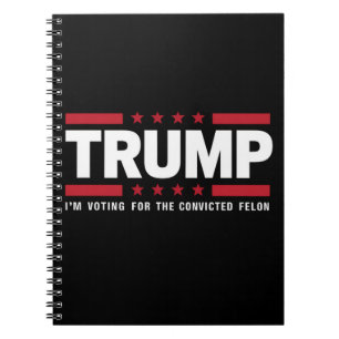 Carnet Je Vote Pour Le Condamné Pro Trump 2024