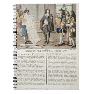 Carnet Jean Baptiste Colbert (1619-83) présente la carte