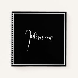 Carnet Jeanne d'Arc Saint Joan Heilige Johanna Signature