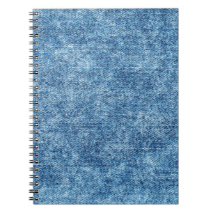 Carnet Jeans en bleu acide. Denim arrière - plan, texture
