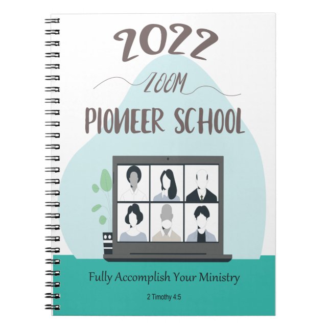 Carnet Jehovah Witness Zoom Pioneer School 2022 (Devant)