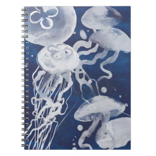 Carnet Jellyfish sur Arrière - plan de la Marine