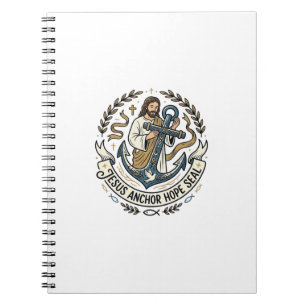 Carnet Jésus Ancre Espoir Sceau Jésus Ancre Espoir Sceau