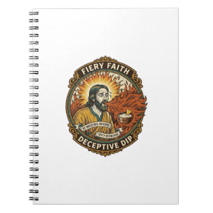 Carnet Jésus Brûlant Bouche Super Épicé Dip de Fête Humou