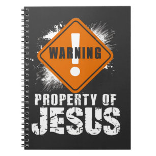 Carnet Jésus Christ Propriété Foi chrétienne Funny