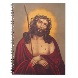 Carnet Jésus Couronné d'Épines Art Sombre