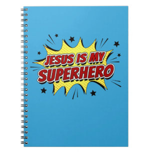 Carnet Jésus est mon super-héros Enfants et Foi chrétienn
