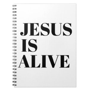 Carnet Jésus est vivant Christ est ressuscité Citations d