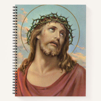 Carnet Jesus in the crown of thorns