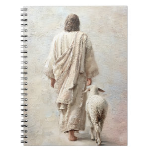 Carnet Jésus marchant avec l'agneau