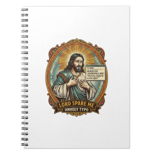Carnet Jésus Mauvaise Message Autocorrect Patron Embarras