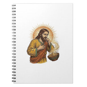 Carnet Jésus s'étouffe avec un miettes de chips de tortil