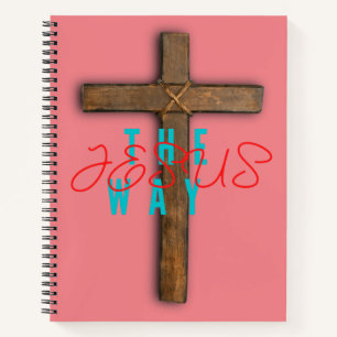 Carnet Jesus The Way Portable Rose pour femmes