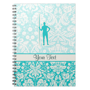 Carnet Jet de javelot turquoise