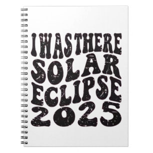Carnet J'Étais Là Solaire Eclipse 2025 Partial Eclipse