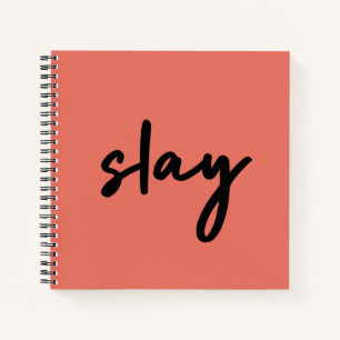 Carnet Jeter Moderne minimaliste tendance élégant Coral