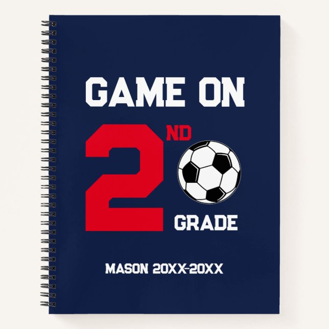 Carnet Jeu activé pour le retour au soccer à l'école, ajo (Devant)
