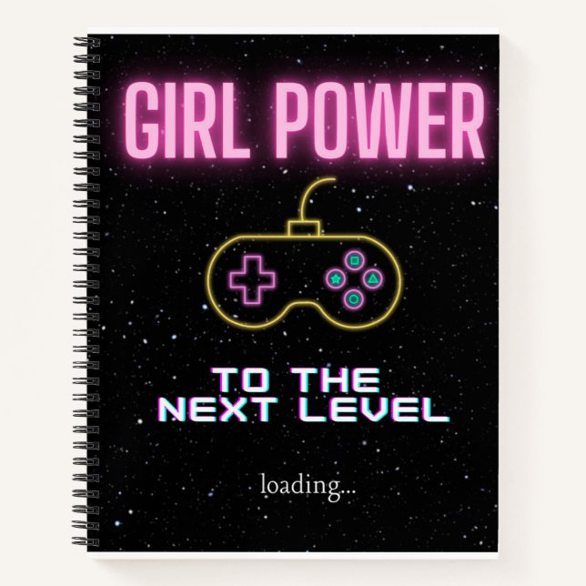 Carnet jeu de puissance pour les filles (Devant)