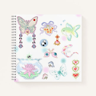 Carnet Jeu d'illustrations Pastel