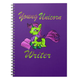 Carnet Jeune Écrivain Unicorne