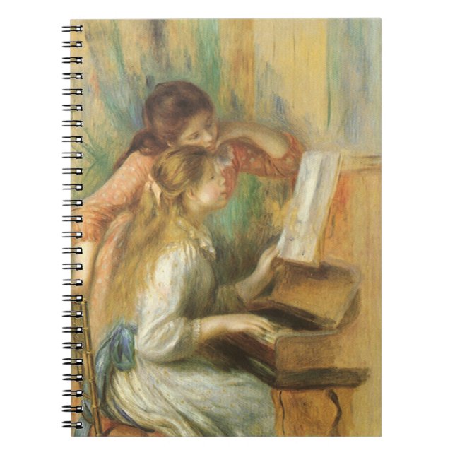 Carnet Jeunes filles au piano de Pierre Renoir (Devant)