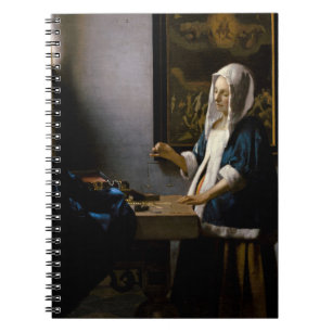 Carnet Johannes Vermeer - Femme tenant un équilibre