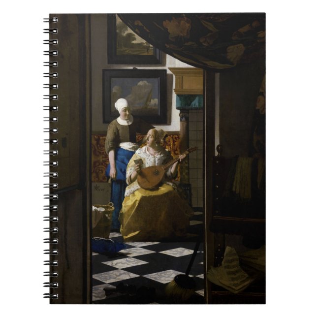 Carnet Johannes Vermeer - La lettre d'amour (Devant)