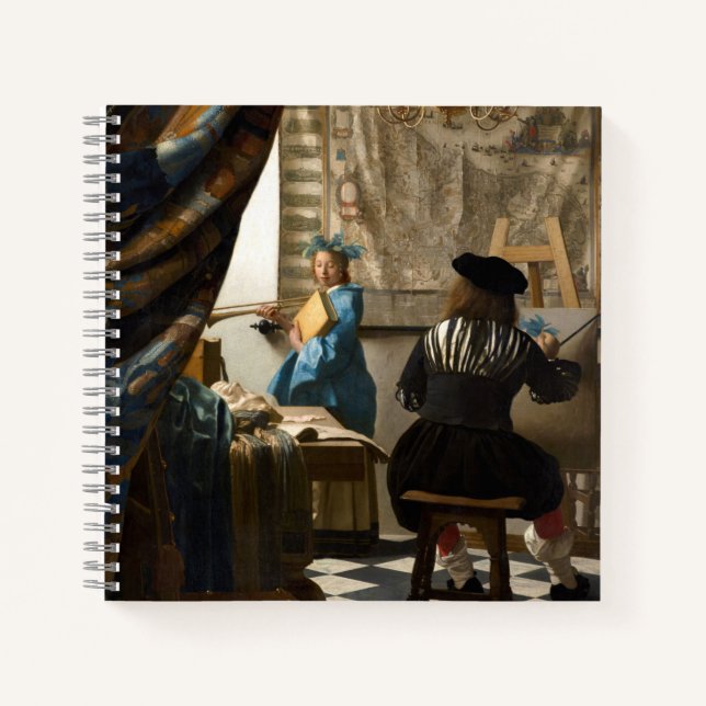 Carnet Johannes Vermeer - L'Allégorie de la Peinture (Devant)