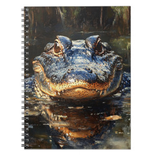 Carnet Joli Alligator en Floride Everglades Peinture