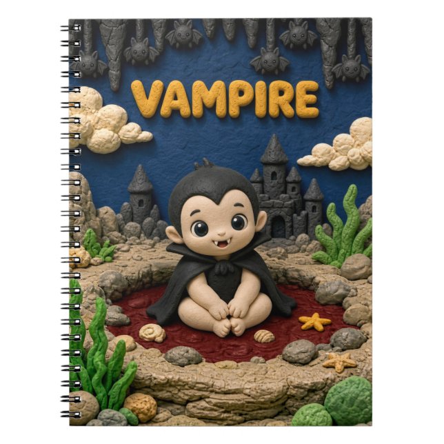 Carnet Joli bébé vampire, mythique (Devant)