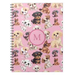 Carnet Joli Chien Chien Rosé