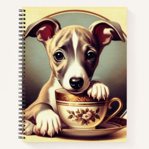 Carnet Joli chiot Whippet