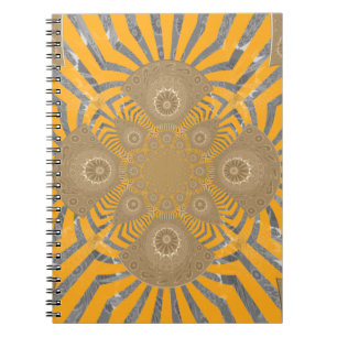 Carnet Joli design extraordinaire de motif symétrique afr